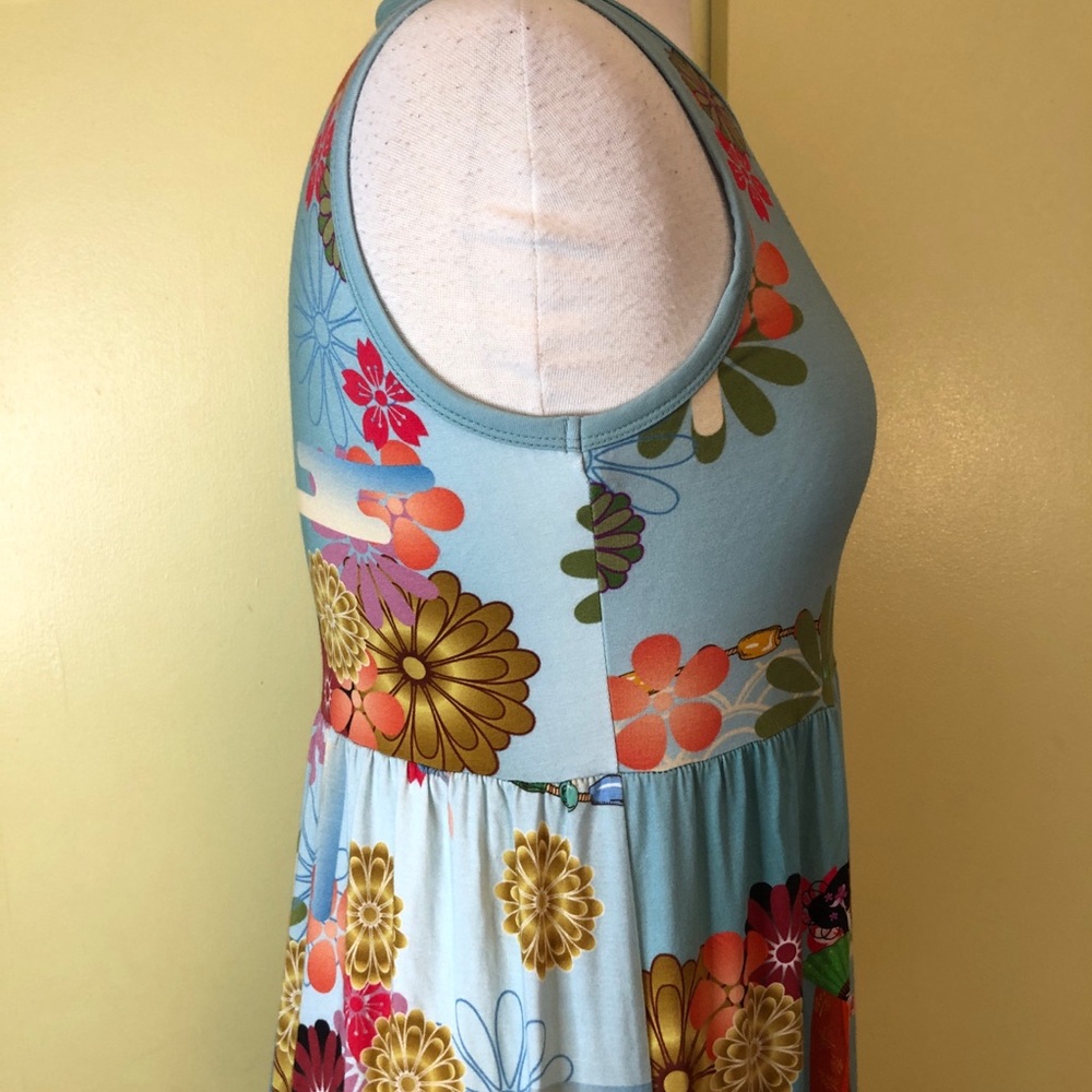 Johnny Was Floral Patchwork Midi Dress - Picture 6 of 13